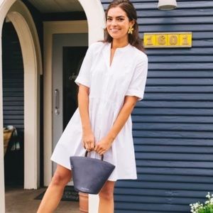 Tuckernuck Royal Shirt Dress White XS
